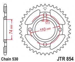 Звезда ведомая JTR854 36  - 1