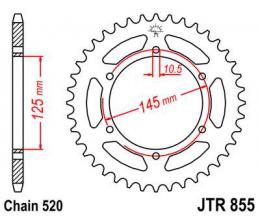 Изображение продукта Звезда ведомая JTR855 45 