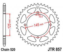 Изображение продукта Звезда ведомая JTR857 39 