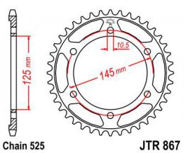 Звезда ведомая JTR867 42  - 1