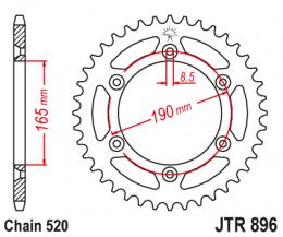 Звезда ведомая JTR896 48  - 1