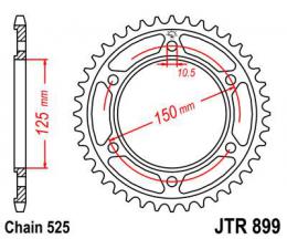 Звезда ведомая JTR899 42  - 1