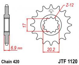 Изображение продукта Звезда ведущая JTF1120 11 