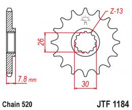 Звезда ведущая  JTF1184 18  - 1