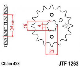 Изображение продукта Звезда ведущая JTF1263 11 