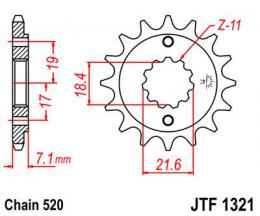 Звезда ведущая JTF1321 13  - 1