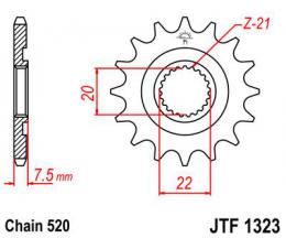 Изображение продукта Звезда ведущая JTF1323 13SC 