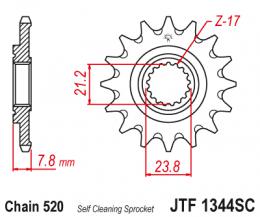 Изображение продукта Звезда ведущая  JTF1344 13SC 