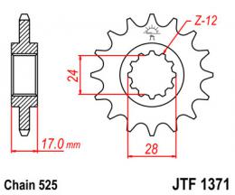 Звезда ведущая JTF1371 15  - 1