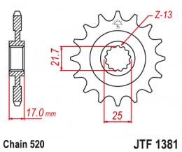 Изображение продукта Звезда ведущая  JTF1381 15RB 