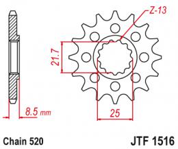 Звезда ведущая  JTF1516 16  - 1