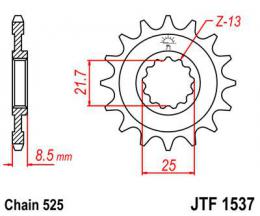 Звезда ведущая JTF1537 14  - 1