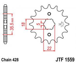 Изображение продукта Звезда ведущая JTF1559 14 