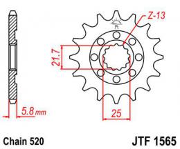 Звезда ведущая JTF1565 13  - 1