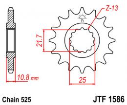 Звезда ведущая JTF1586 16RB  - 1