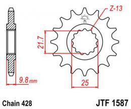 Звезда ведущая JTF1587 19  - 1