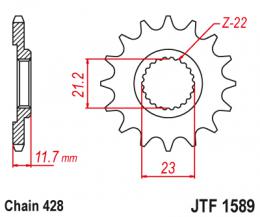 Изображение продукта Звезда ведущая  JTF1589 19 