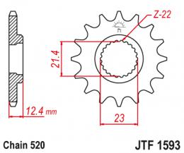 Звезда ведущая  JTF1593 14  - 1