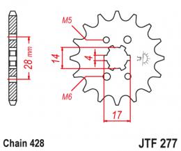 Звезда ведущая  JTF277 13  - 1