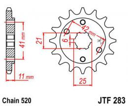 Звезда ведущая JTF283 14  - 1