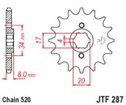 Изображение продукта Звезда ведущая  JTF287 13 