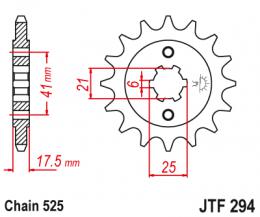 Звезда ведущая  JTF294 14  - 1