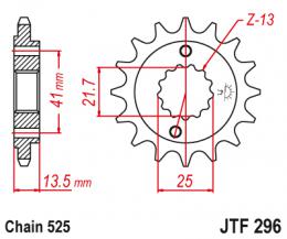 Звезда ведущая JTF296 15  - 1