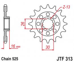 Изображение продукта Звезда ведущая  JTF313 15 