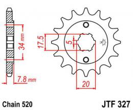 Изображение продукта Звезда ведущая JTF327 11 