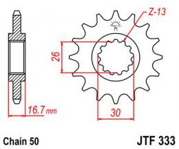 Звезда ведущая JTF333 16  - 1