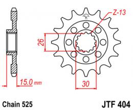 Изображение продукта Звезда ведущая JTF404 16 