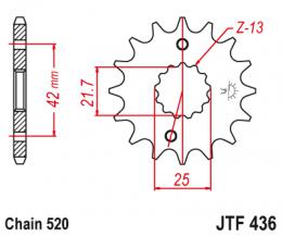 Звезда ведущая  JTF436 13  - 1