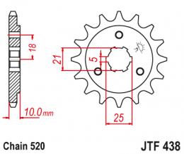 Изображение продукта Звезда ведущая  JTF438 15 