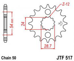 Изображение продукта Звезда ведущая JTF517 16 