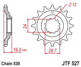 Звезда ведущая  JTF527 17  - 1