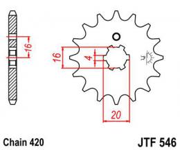 Звезда ведущая JTF546 13  - 1