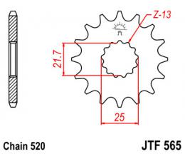 Изображение продукта Звезда ведущая JTF565 12SC 