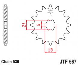 Изображение продукта Звезда ведущая  JTF567 16 