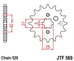 Изображение продукта Звезда ведущая JTF569 10 