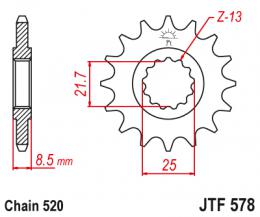 Звезда ведущая  JTF578 15  - 1