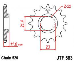 Звезда ведущая JTF583 13  - 1