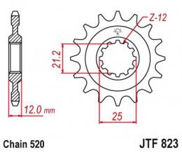 Звезда ведущая  JTF823 12  - 1