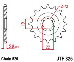 Изображение продукта Звезда ведущая  JTF825 13 