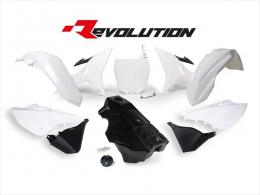 Комплект пластика YZ125-250 02-21 # WR/YZ-X250 16-21 REVOLUTION белый  - 1