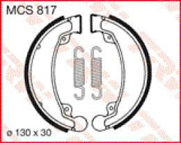 Колодки тормозные барабанные MCS817  - 1