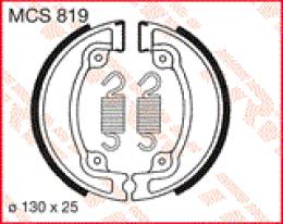 Изображение продукта Колодки тормозные барабанные MCS819 