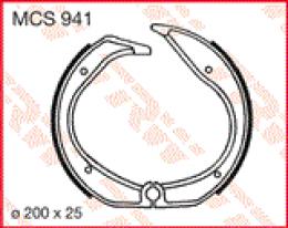 Изображение продукта Колодки тормозные барабанные MCS941 