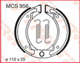 Колодки тормозные барабанные MCS956  - 1