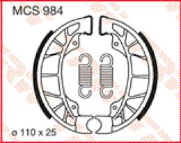 Изображение продукта Колодки тормозные барабанные MCS984 