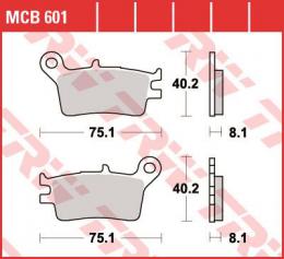 Изображение продукта Колодки тормозные дисковые MCB601 